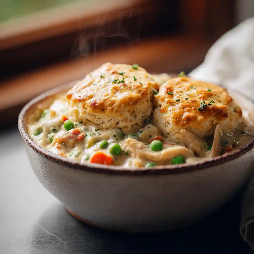 slow cooker chicken pot pie