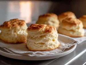 Fluffy 3-ingredient biscuits