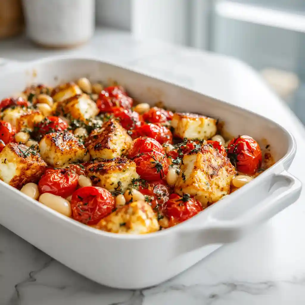 Oven-Roasting Halloumi