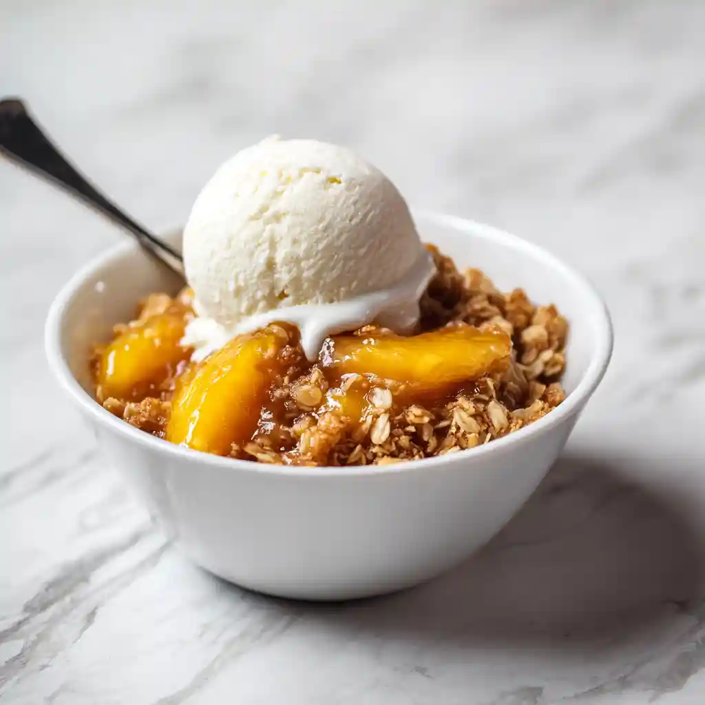 Fresh Peach Crisp Recipe