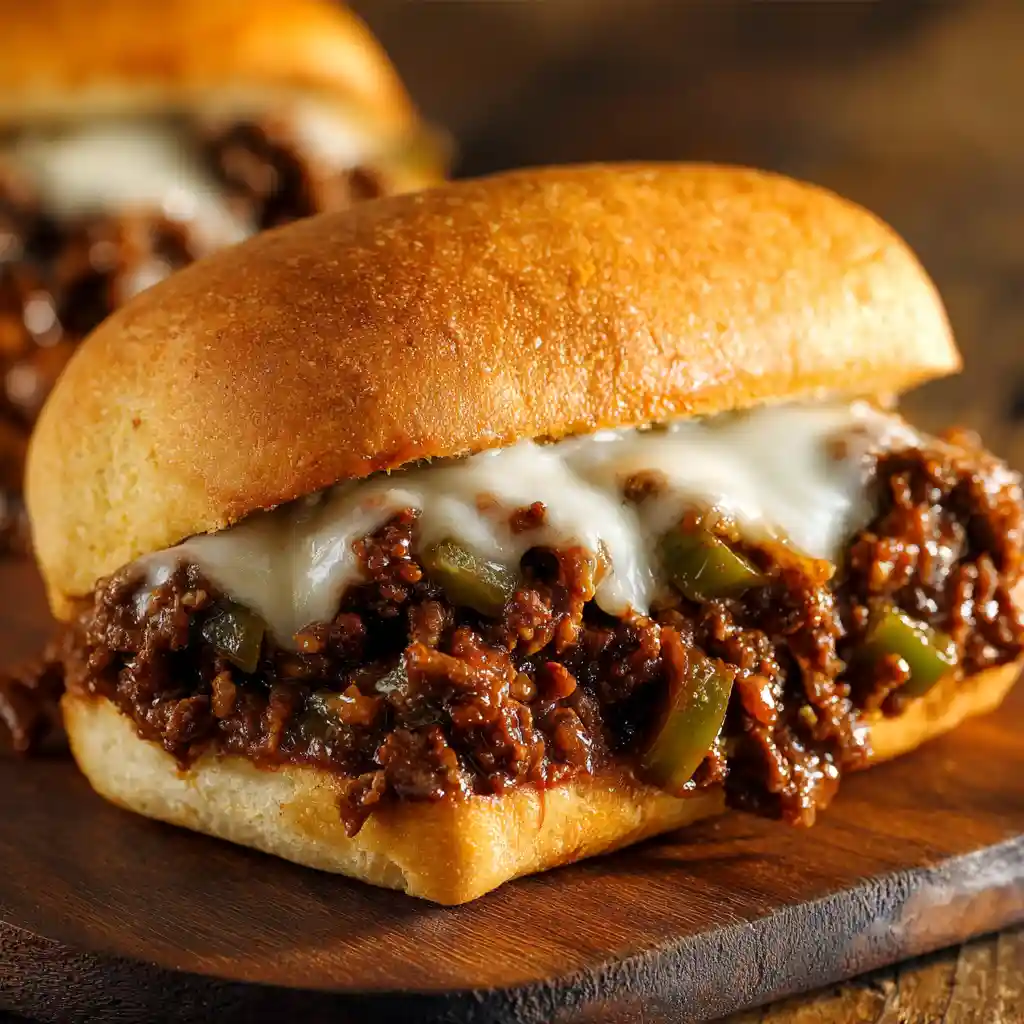 Philly Cheesesteak Sloppy Joes