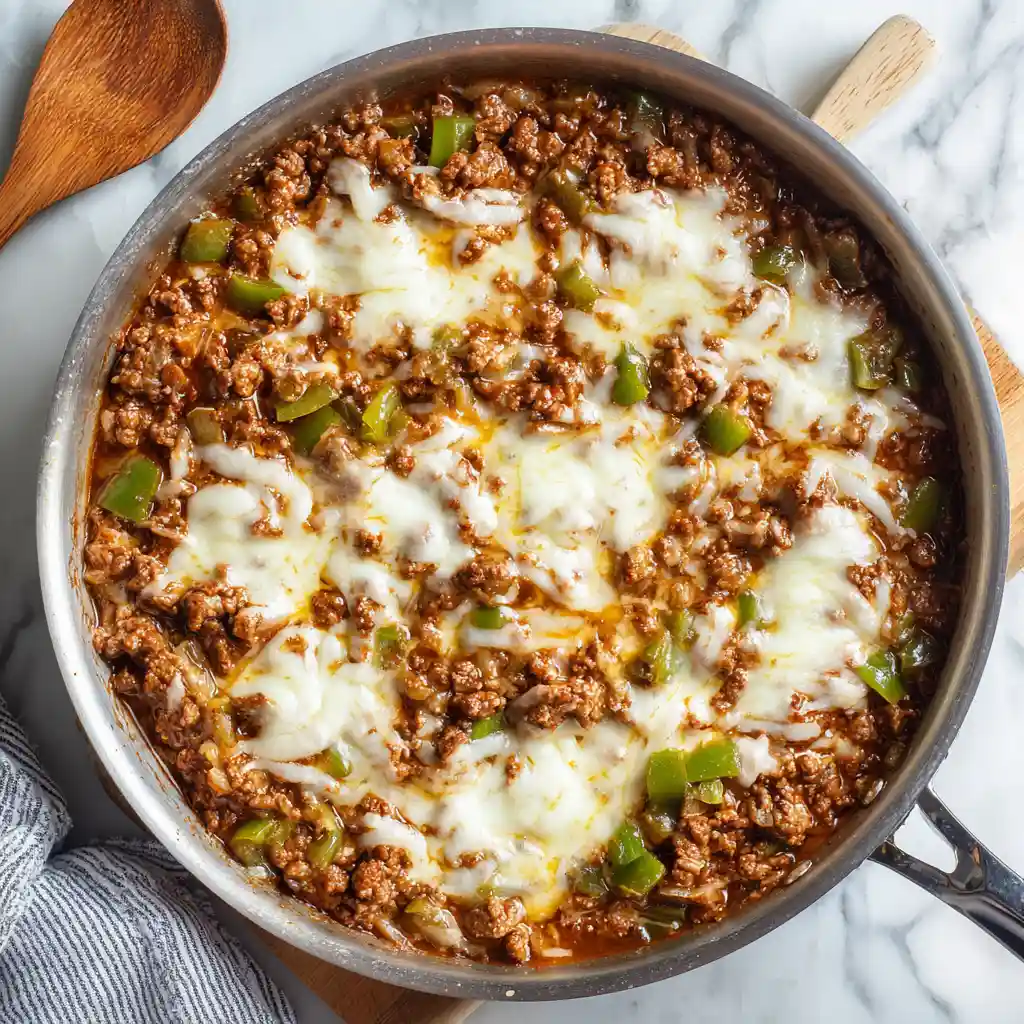 Philly Cheesesteak Sloppy Joes
