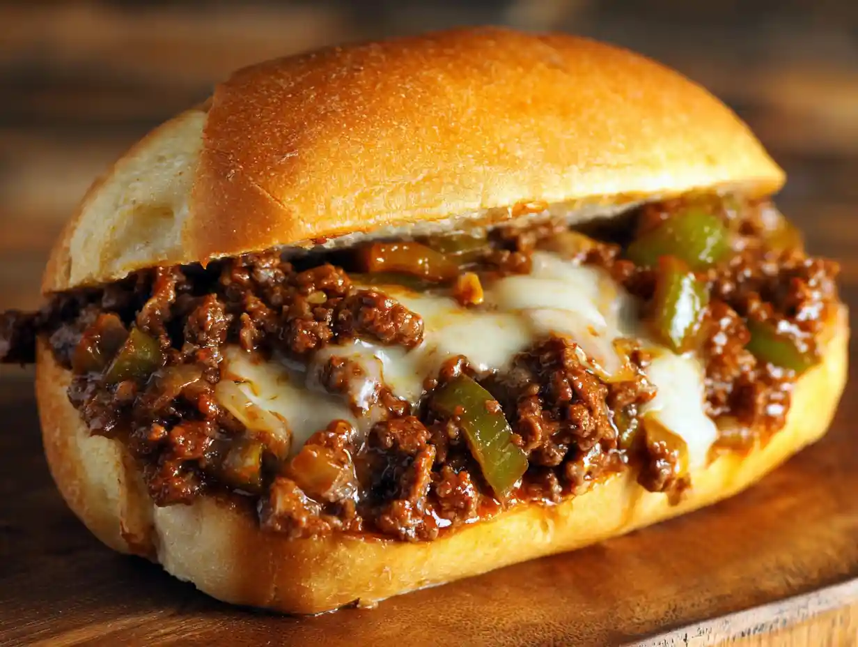 Philly Cheesesteak Sloppy Joes