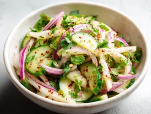 Refreshing Mexican Cucumber Salad (Ensalada de Pepino)