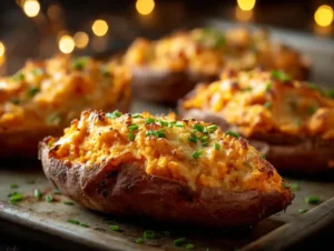 Twice Baked Sweet Potatoes