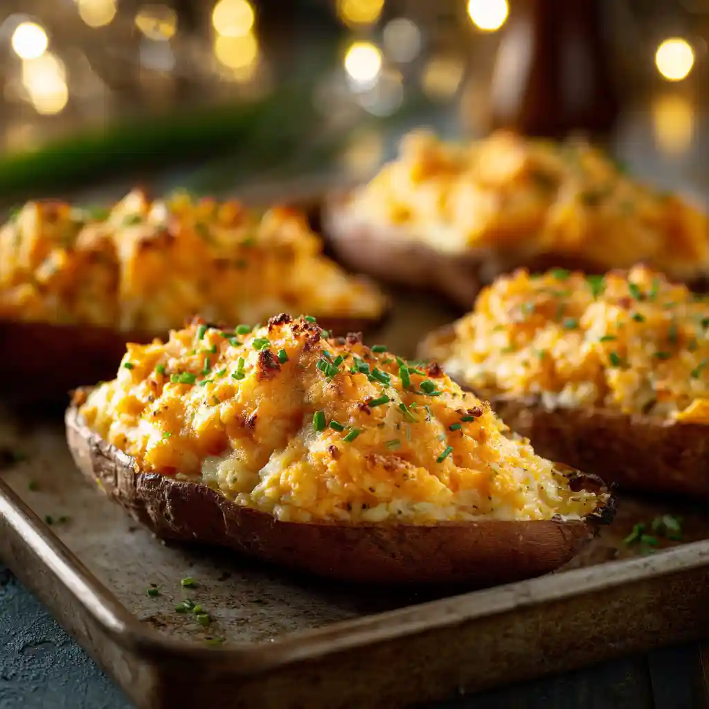 Twice Baked Sweet Potatoes