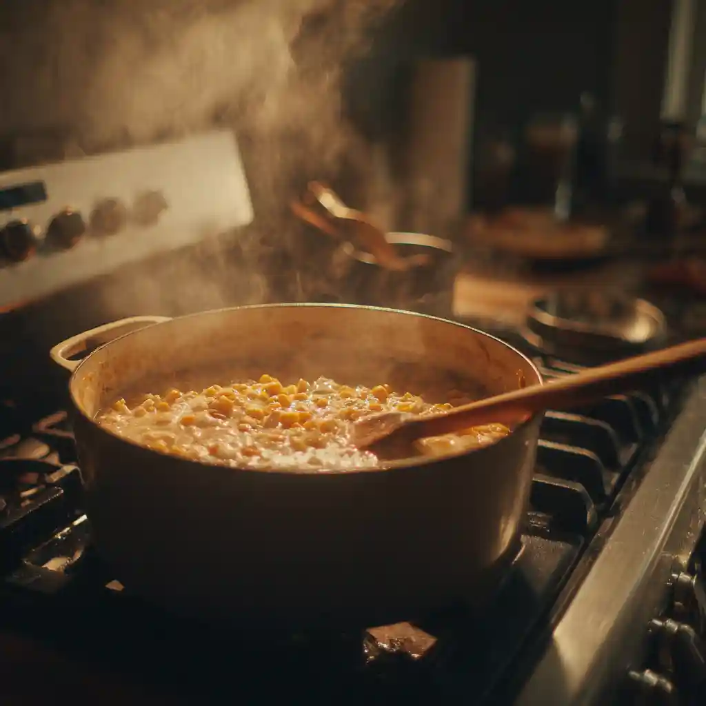 crab and corn chowder