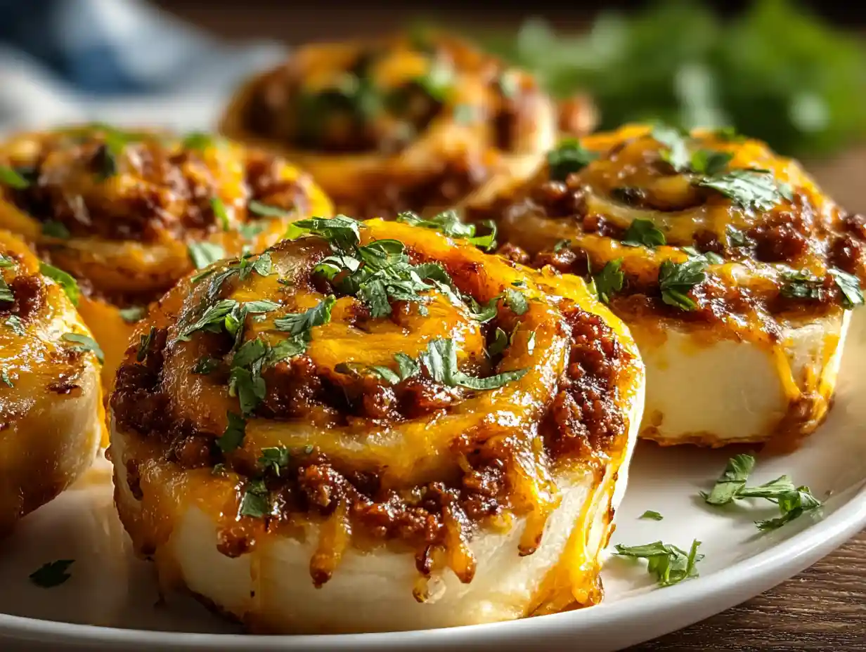 Cheesy Taco Pinwheels