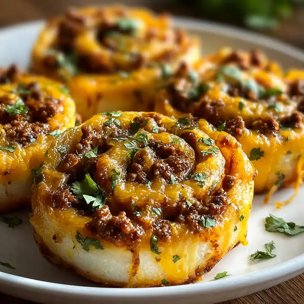 Cheesy Taco Pinwheels