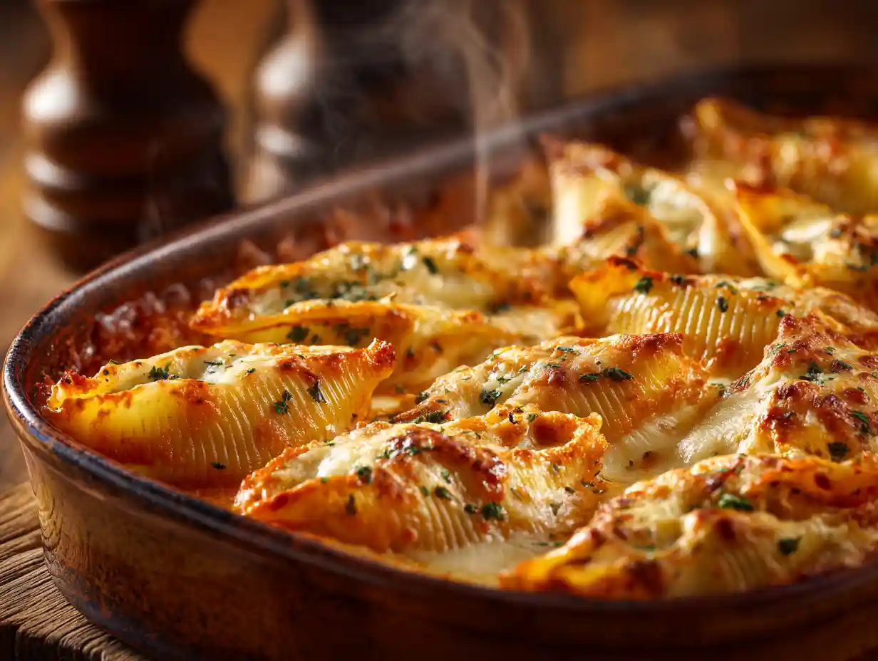 Creamy Pumpkin Ricotta Stuffed Shells Recipe