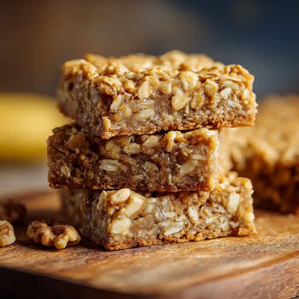 Energizing Banana Oatmeal Bars