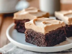 Frosted Coffee Brownies
