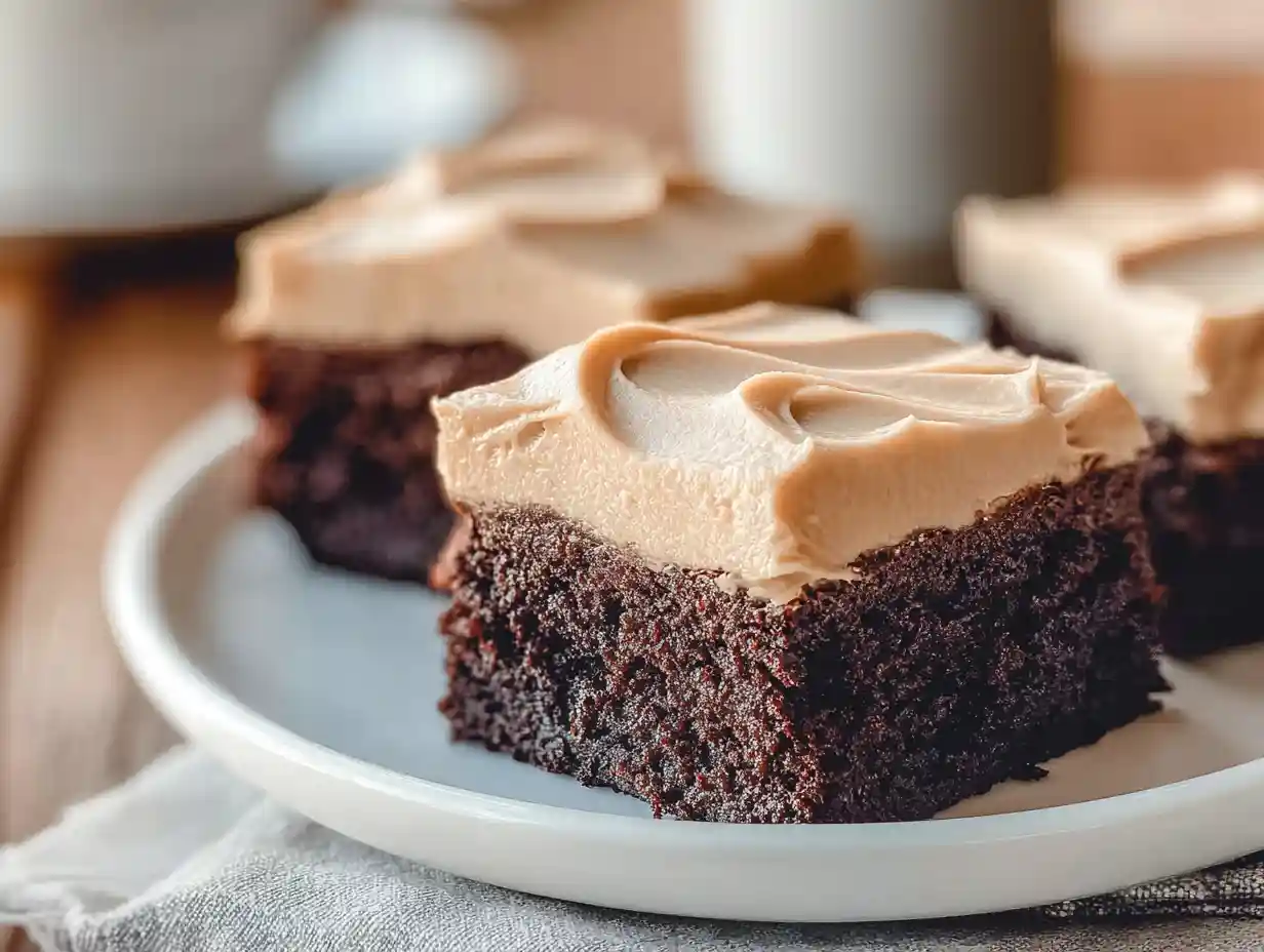 Frosted Coffee Brownies