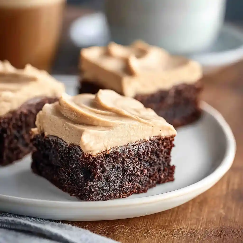 Frosted Coffee Brownies