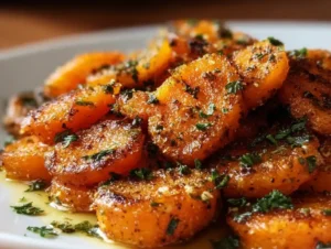 Healthy Smashed Carrots