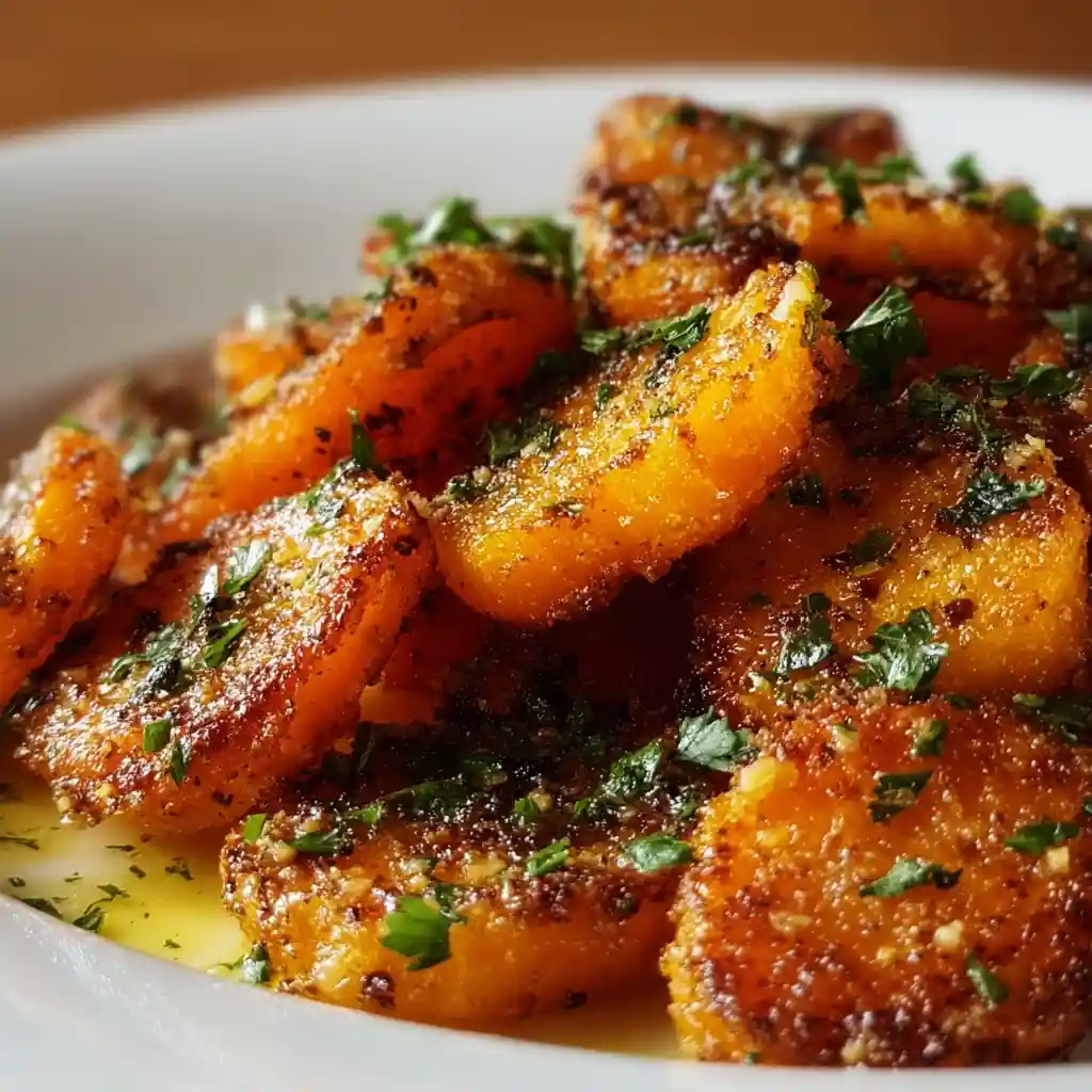 Healthy Smashed Carrots