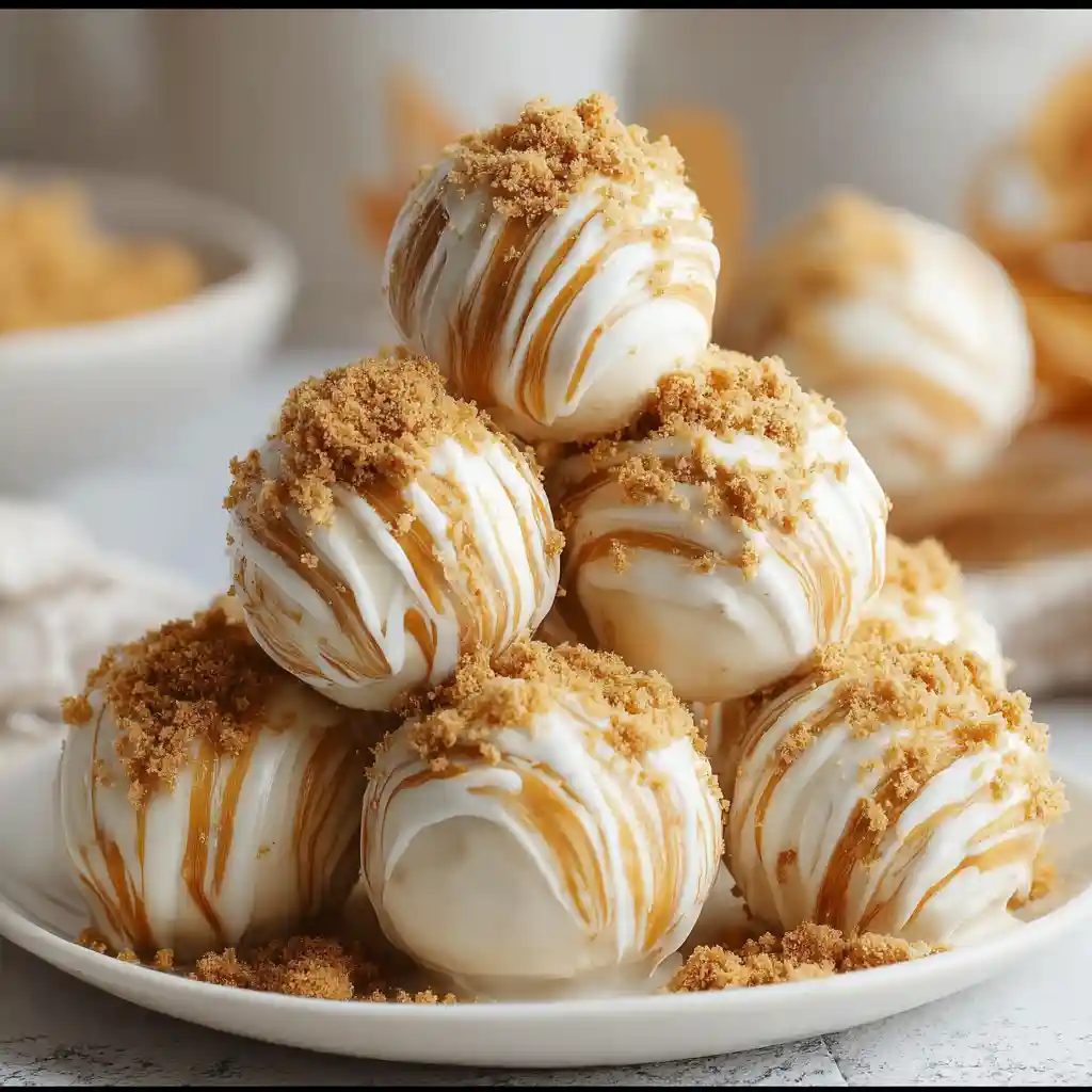 No Bake Pumpkin Cheesecake Balls