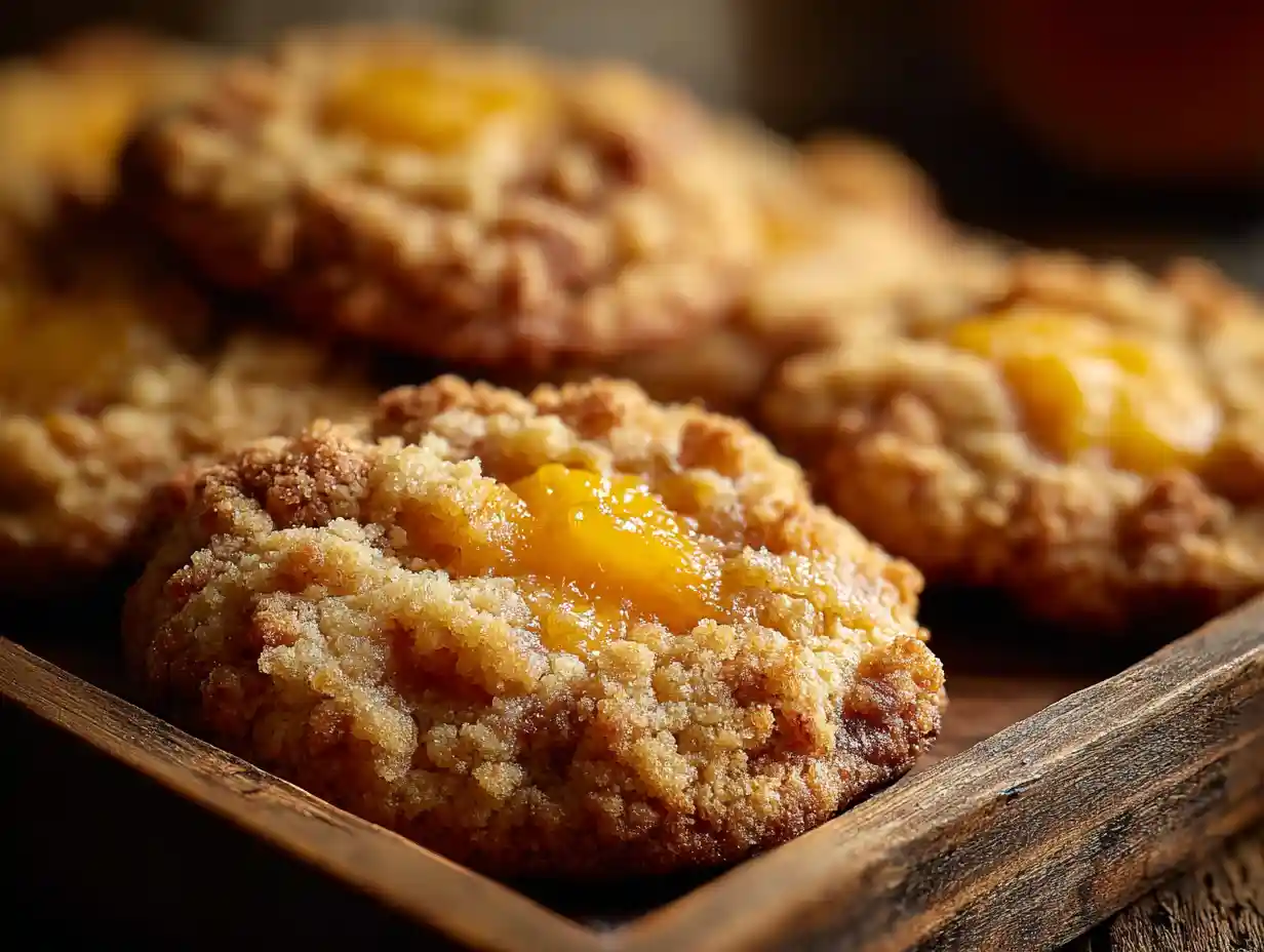 Peach Cobbler Cookies