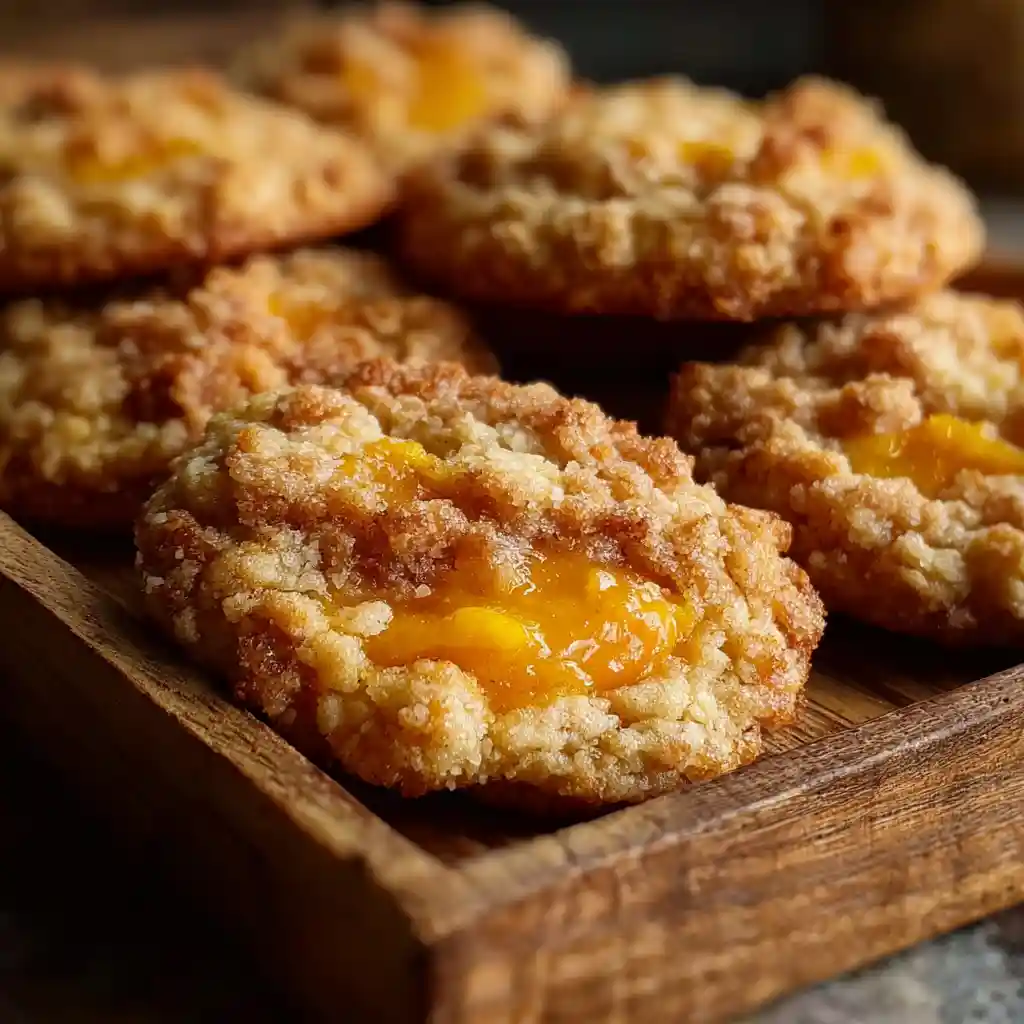 Peach Cobbler Cookies