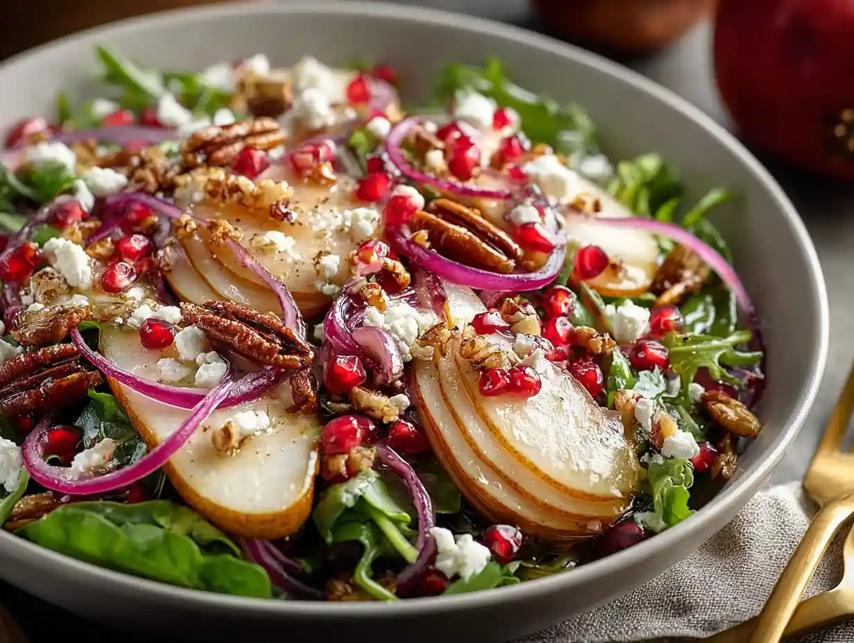 The Vibrant Pomegranate Feta Salad Recipe
