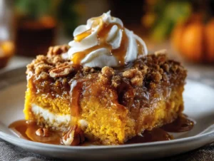 Pumpkin Dump Cake Recipe