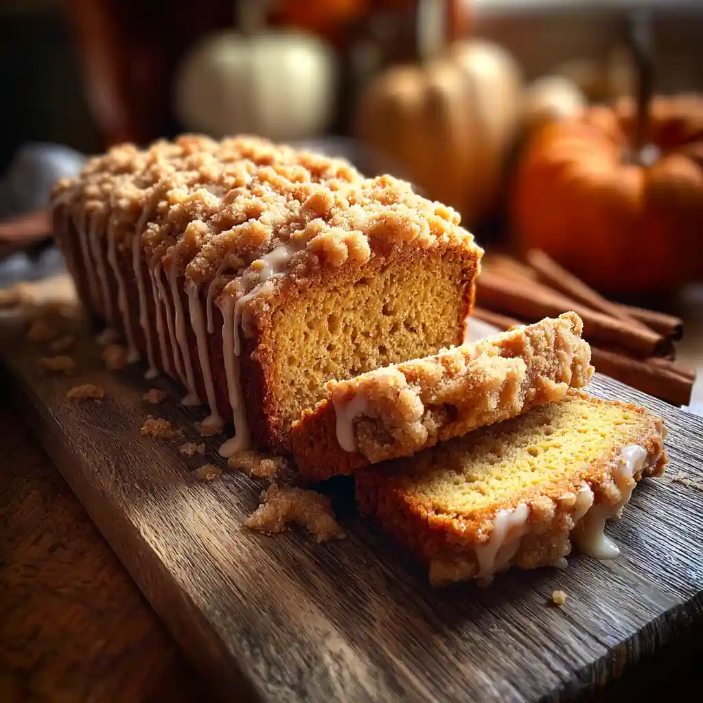 Pumpkin Streusel Bread