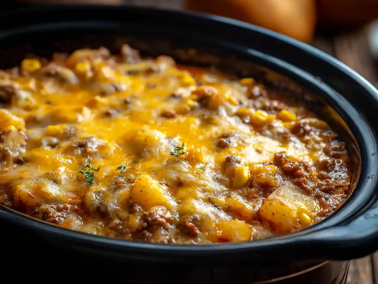 Slow Cooker Cowboy Casserole