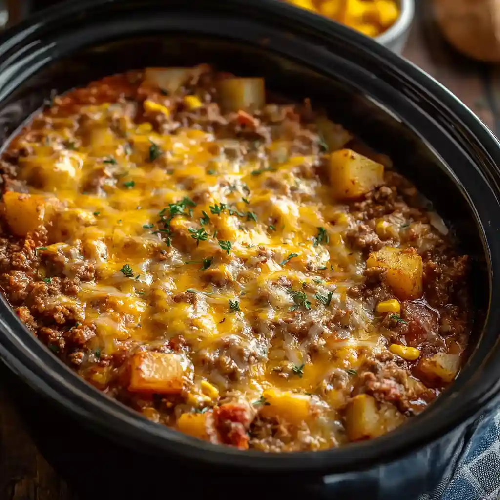 Slow Cooker Cowboy Casserole