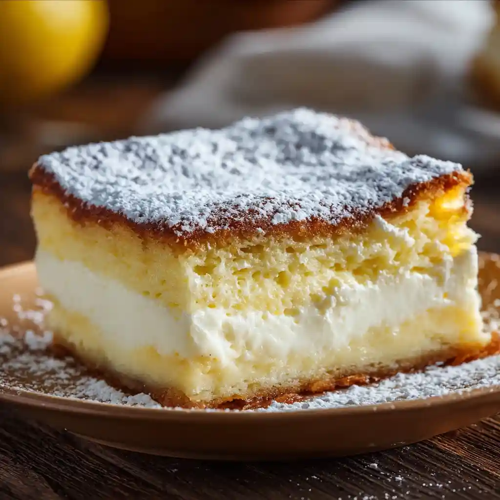 Vanilla Magic Custard Cake