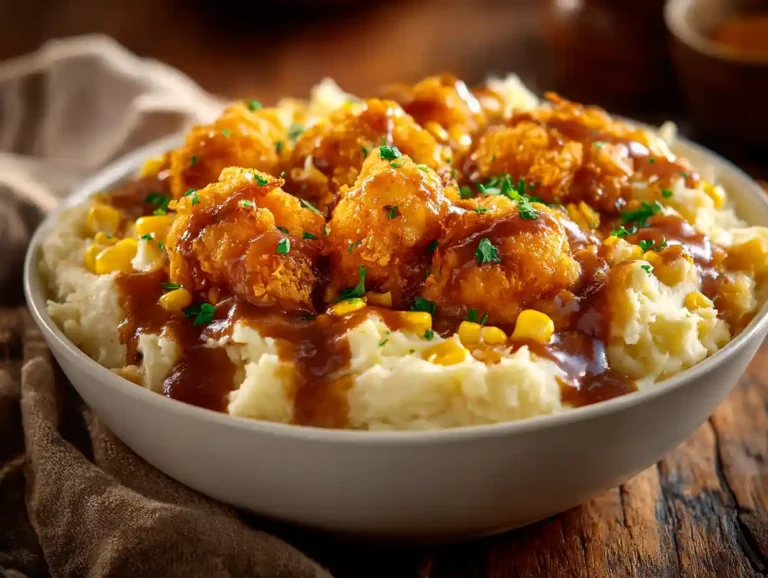 Chicken Mashed Potato Bowls