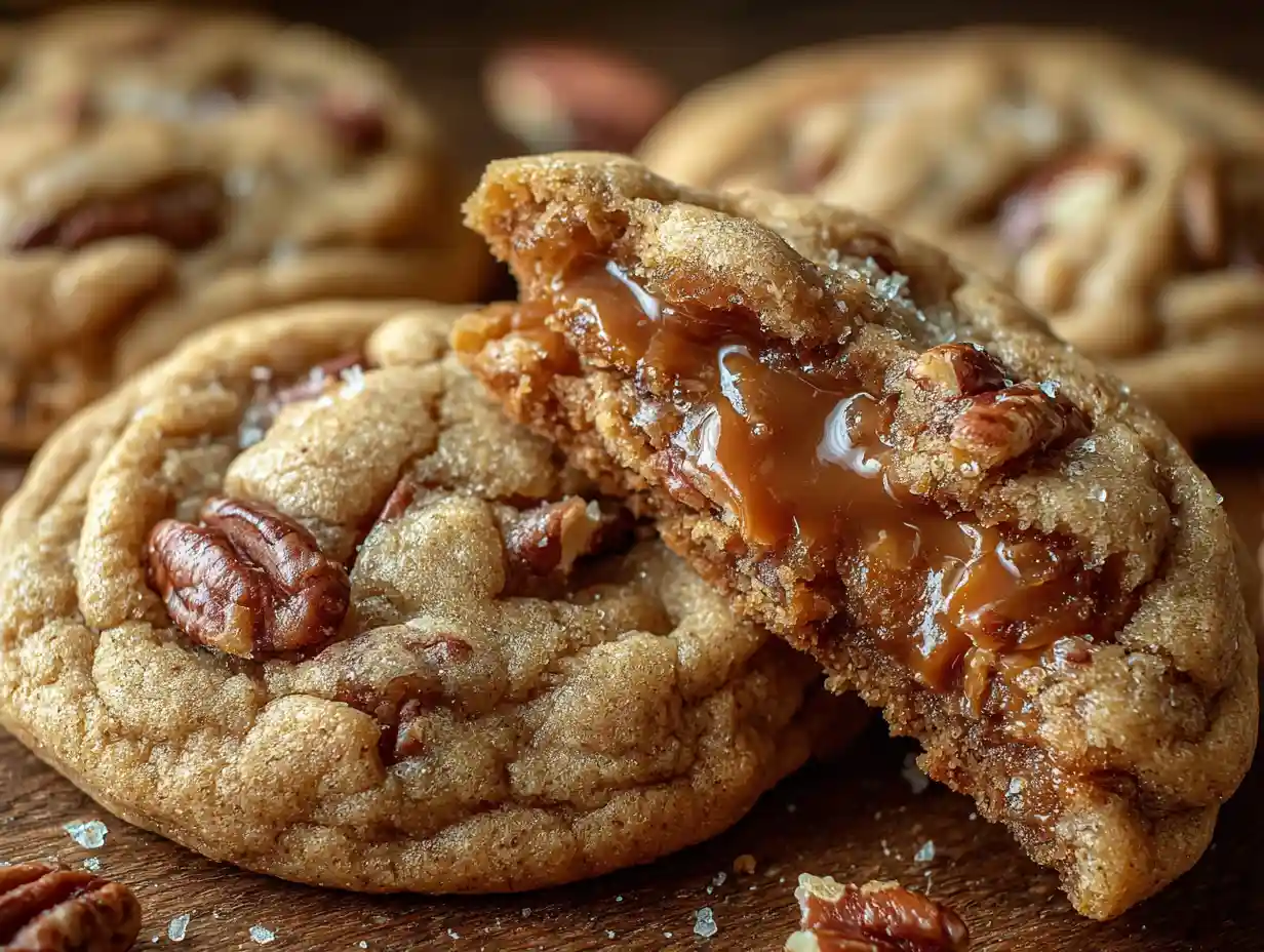 The Ultimate Maple Pecan Pie Stuffed Cookies Recipe